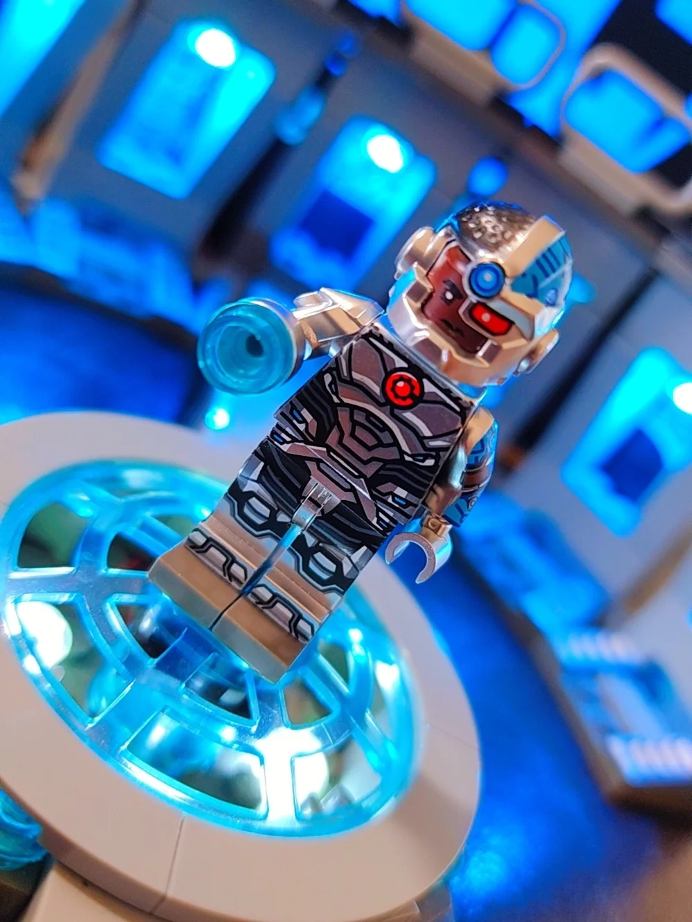 Cyborg Minifigure Lego Compatible